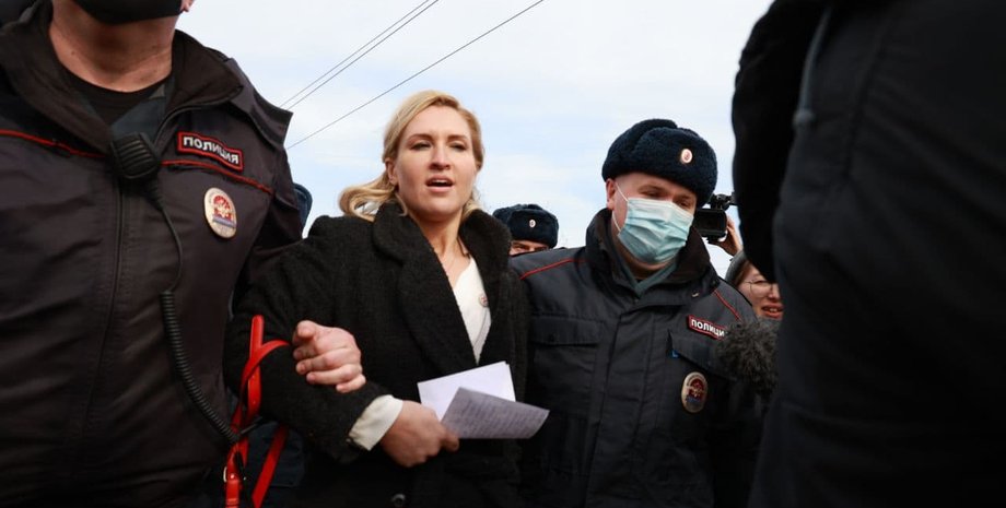 анастасия васильева, задержание, алексей навальный