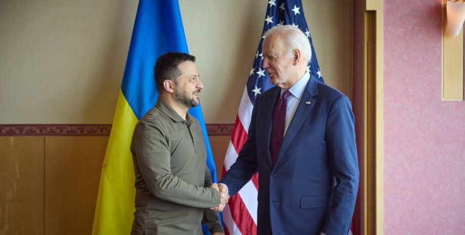 Зеленський і Байден Зеленський і Байден