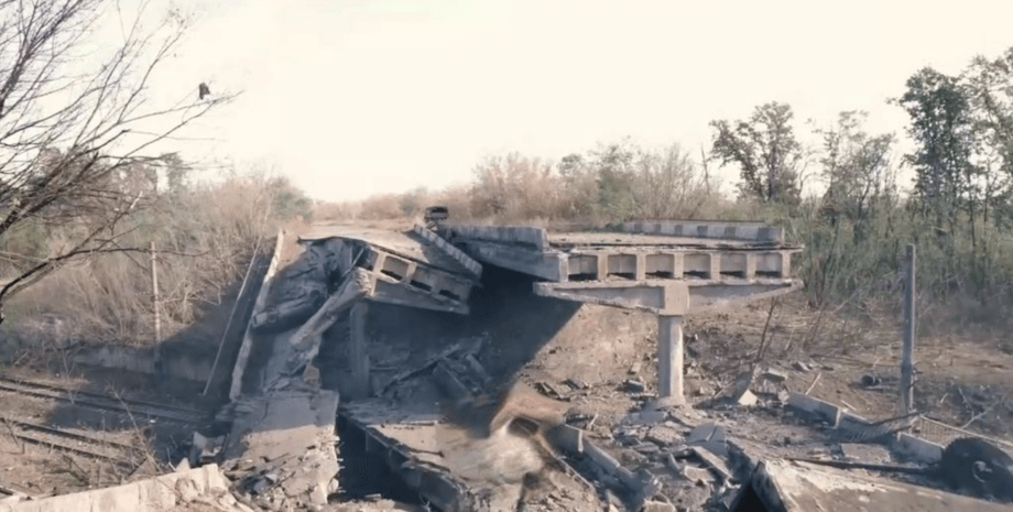 взорванный мост