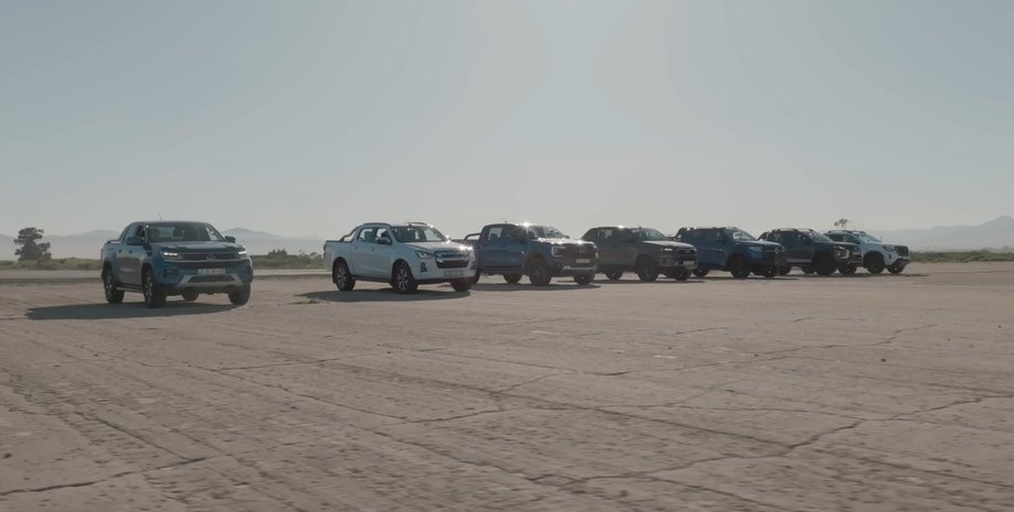 Ford Ranger, Volkswagen Amarok, Isuzu D-Max, Toyota Hilux, Nissan Navara, Mitsubishi Triton, Great Wall Motors P-Series