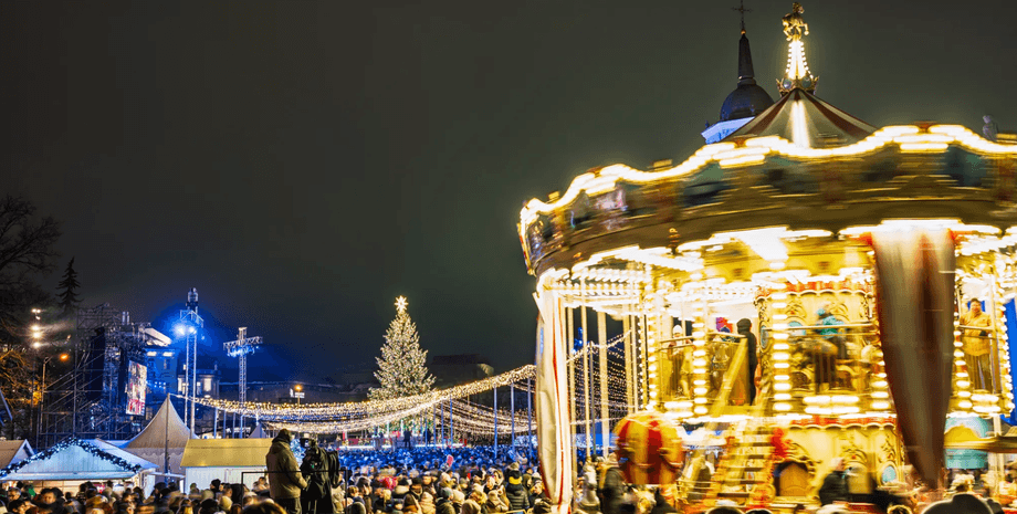 Город Вильнюс в Литве стал рождественской столицей Европы