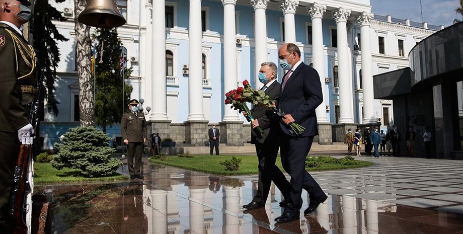 Андрей Таран и Бен Уоллес/Фото: facebook.com/ukinukraine