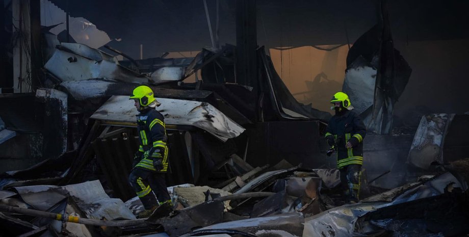 Последствия взрывов в Одессе