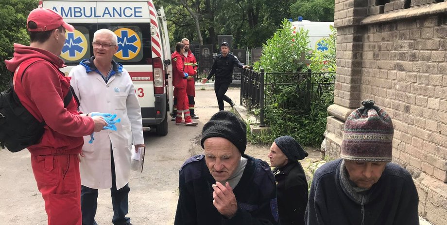 Одесса, пациенты, инвалиды, кладбище