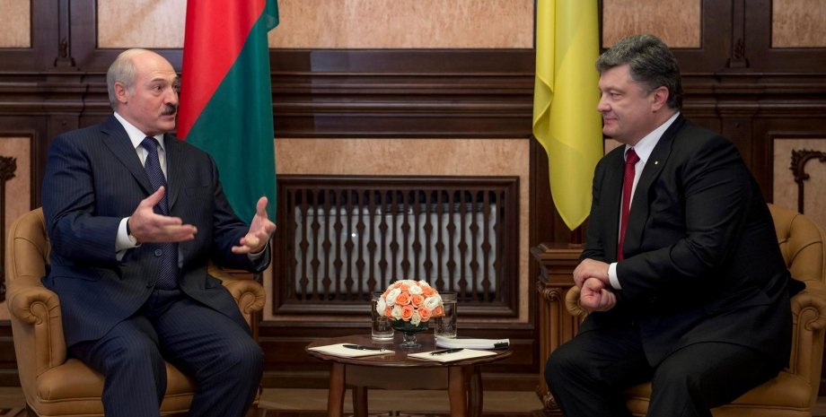 Александр Лукашенко и Петр Порошенко / Фото: пресс-служба президента Украины