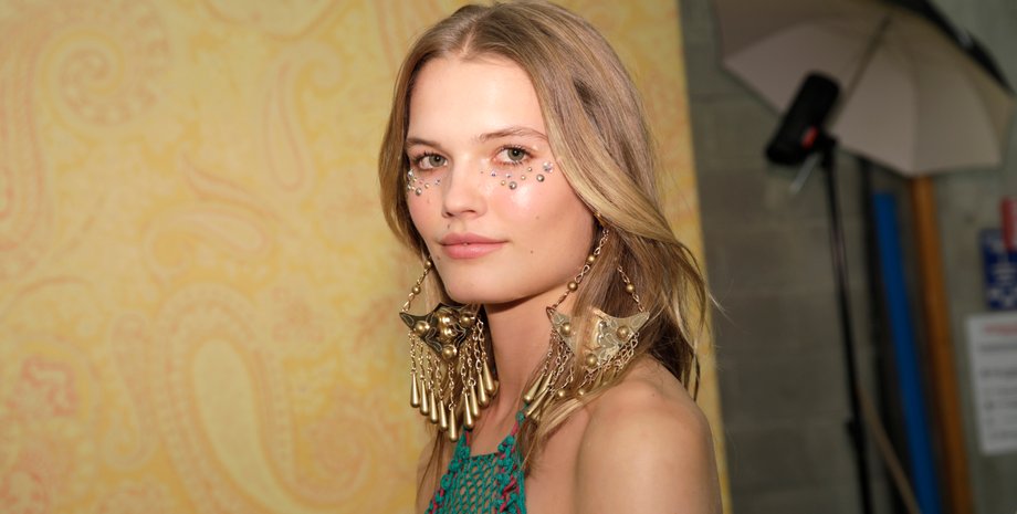 тренды макияжа, модный макияж 2022, макияж глаз, стразы