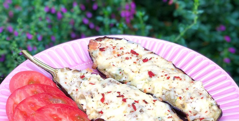 баклажаны, фаршированные баклажаны, рецепт баклажанов