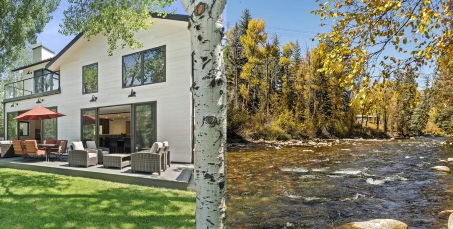 Заброшенный дом превратили в роскошное жилье Супруги из США превратили заброшенный дом рядом с рекой в горах в роскошное жилье
