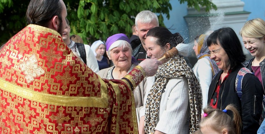Пасха, священник, церковь