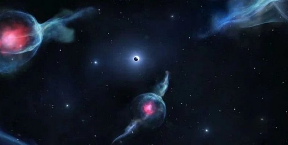 Пилові хмари, чорна діра, Чумацький шлях