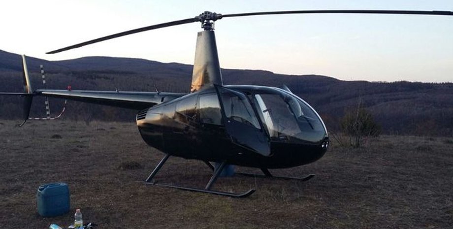 Пограничники задержали вертолет / Фото: dpsu.gov.ua