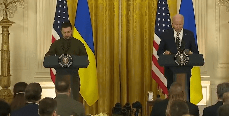 Владимир Зеленский и Джо Байден, фото