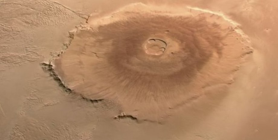 гора Олімп, Марс