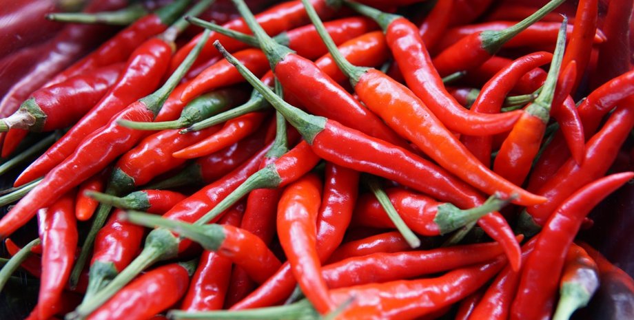 перец, перец чили, острая еда