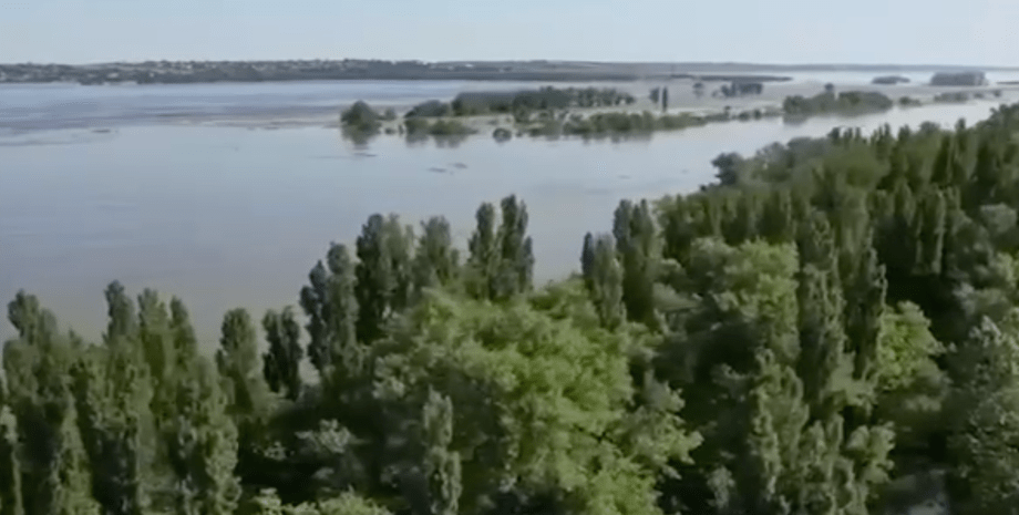 подрыв каховской гес затопленные нацпарки