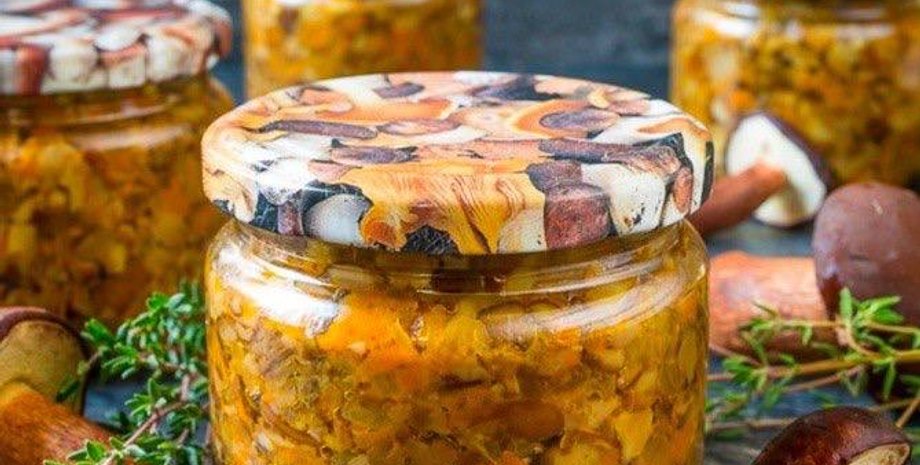 грибы, икра из грибов