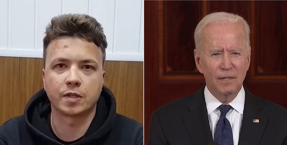 Роман Протасевич, Джо Байден