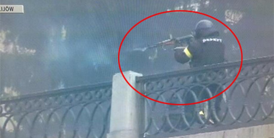 Телекадр событий 20 февраля в Киеве