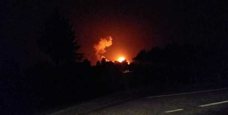 Пожар в Калиновке / Фото из открытых источников