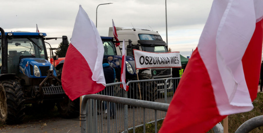 транспортна блокада україно-польського кордону, польські фермери, протестувальники, агропродукція, Полща, Україна