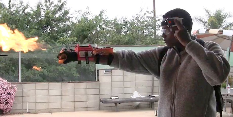 огнемет, огонь, Натаниэль Феллек