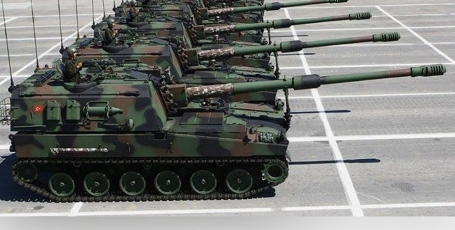 Турецкие САУ T-155 Firtina