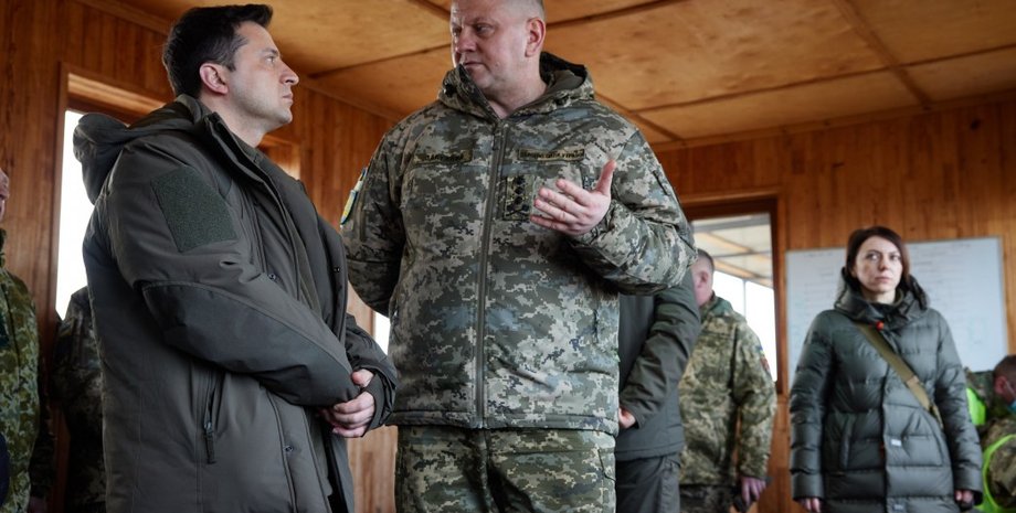 Владимир Зеленский, Валерий Залужный, увольнение, гланокомандующий ВСУ, президент, Украина, фото