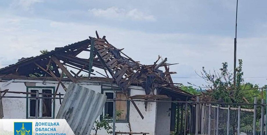 Костянтинівка, обстріл, будинок, руйнування, 17 червня