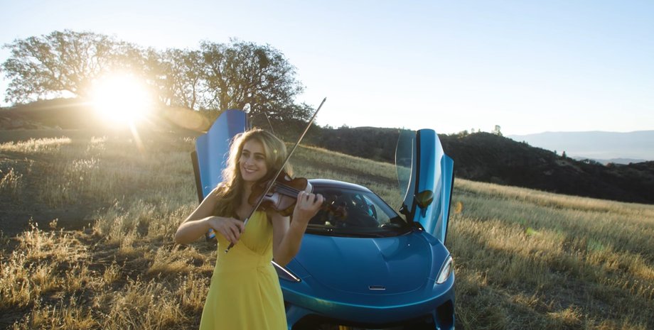 McLaren, McLaren GT, Скрипка, Суперкар, Авто, Автомобили, Видео, Фото, Музыка, Двигатель, V8