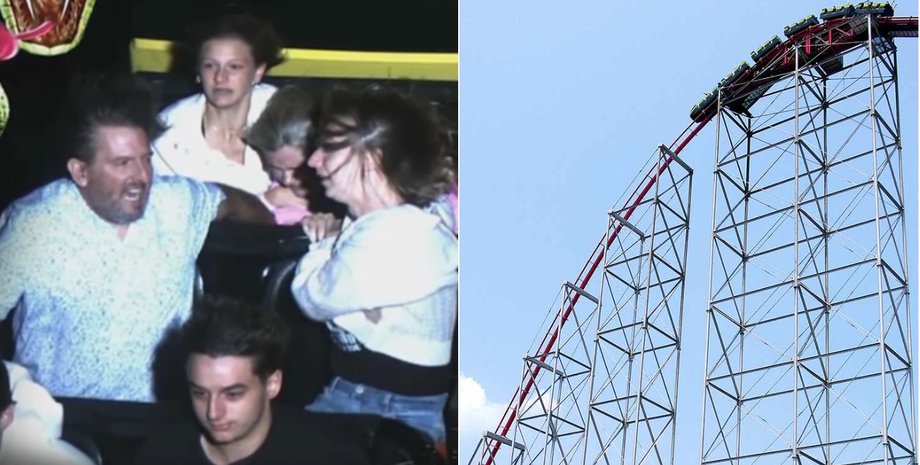 Подружжя рятує дівчинку з розстебнутим ременем безпеки на американських гірках "Мамба" в парку Worlds of Fun