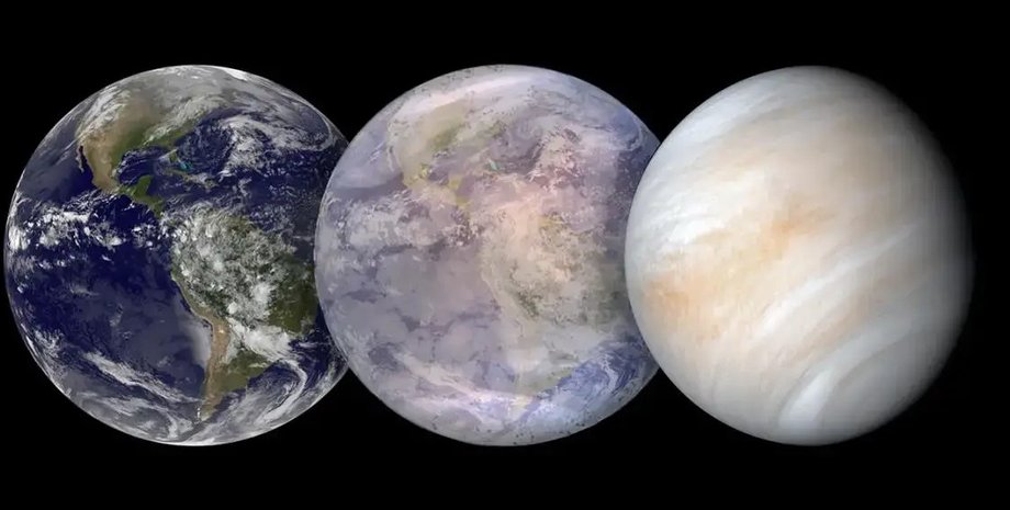 планета, земля, венера
