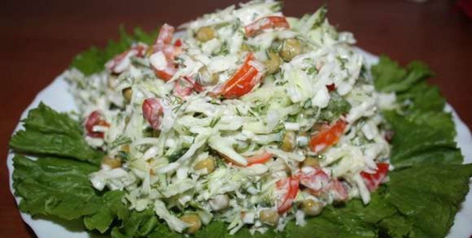 Салат для грилю, овочевий салат, смачні салати