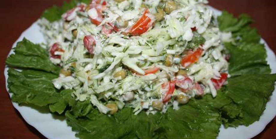 Салат для грилю, овочевий салат, смачні салати