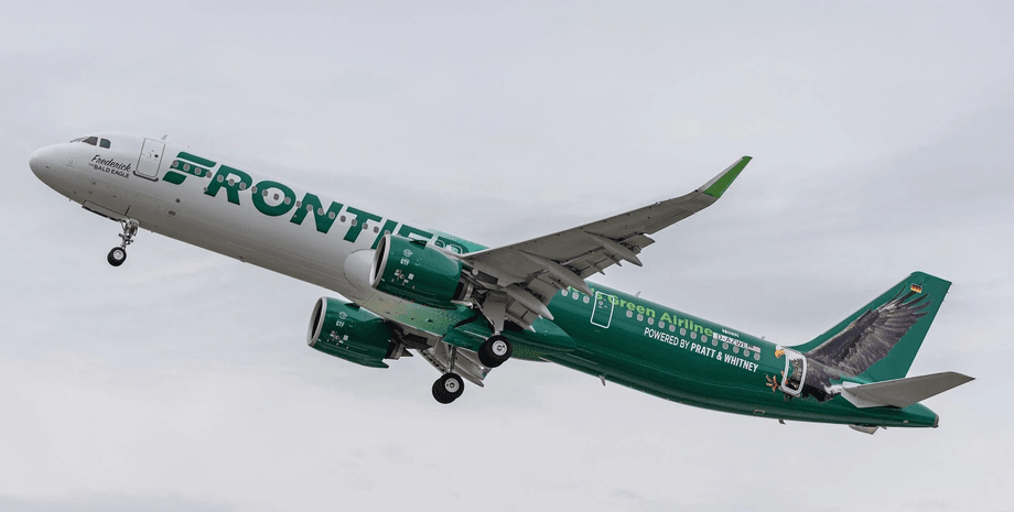 Самолет, аэропорт, авиакомпания, ошибочный рейс, Frontier Airlines