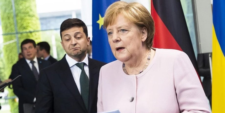 Зеленський, Меркель, зустріч,