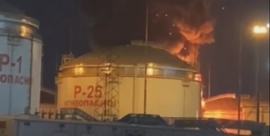 Пожежа у Тамані, фото