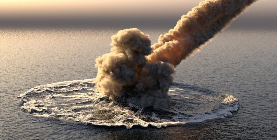 метеорит, океан