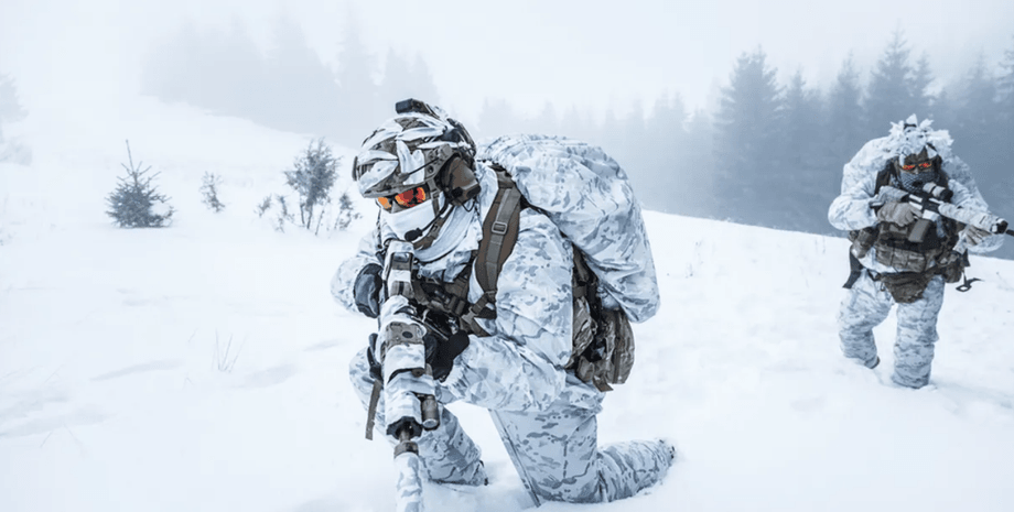 холод, боевые действия, зима, снег, оружие