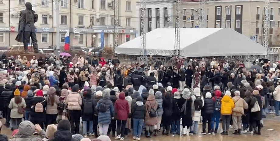 протесты против мобилизации