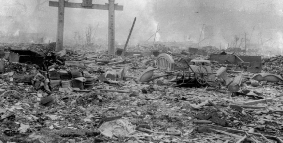 Последствия взрыва в Хиросиме / Фото из открытого источника