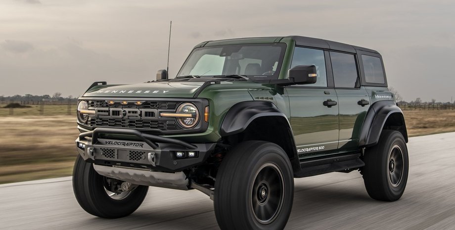 Hennessey VelociRaptor 500 Bronco, Hennessey VelociRaptor, Ford Bronco, тюнинг Ford Bronco, Ford Bronco 2023