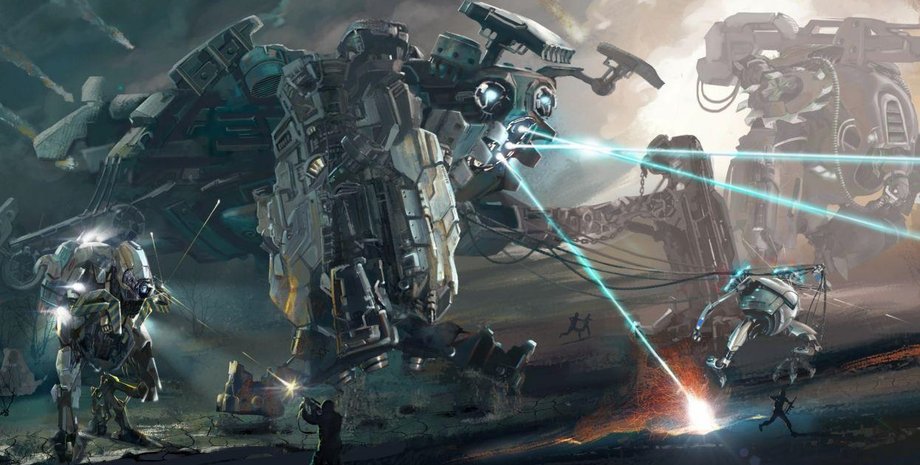 Робот, война