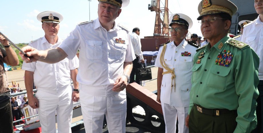 военные учения ВМФ России и Мьянмы