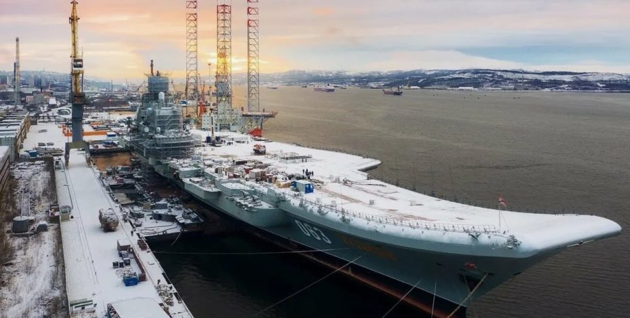 Адмирал Кузнецов Российский авианосец Адмирал Кузнецов