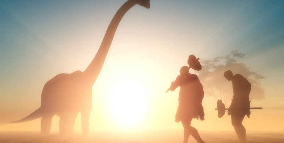 динозаври, люди, люди і динозаври