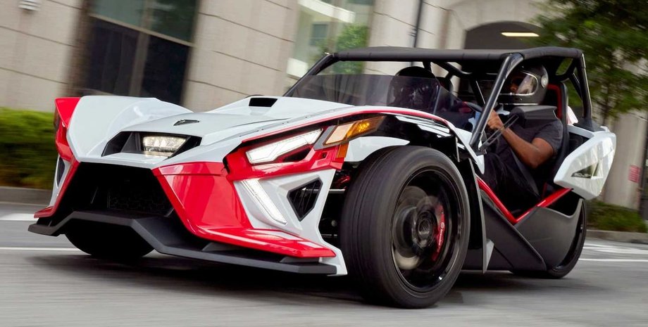 Polaris, Polaris Slingshot Roush Edition, Спорткар, Авто, Автомобили, Новинки, Фото, Видео, Колеса