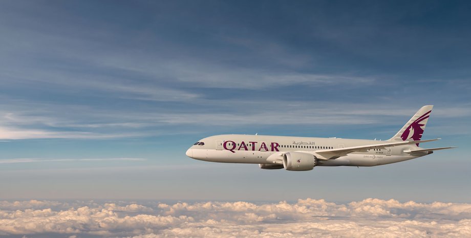 Dreamliner катарской авиакомпании