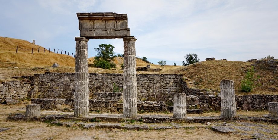 Так ранее выглядели руины Пантикапея/Фото: http: krymea.ru
