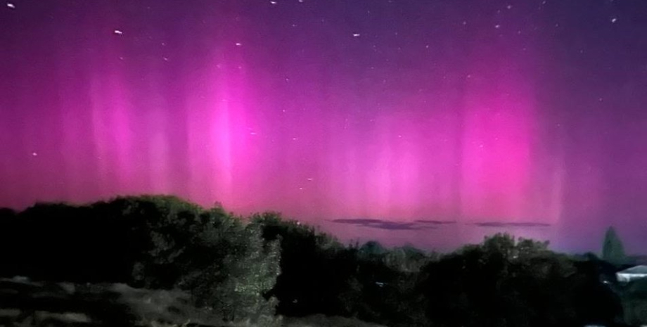 Северное сияние над Украиной Северное сияние, Украина, фото