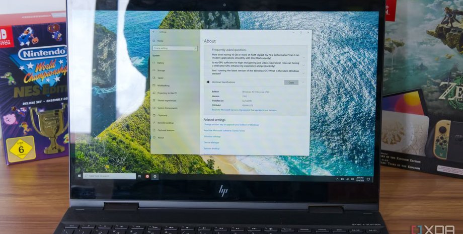 Ноутбук Windows 10 LTSC обновления
